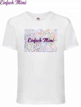 Einfach Mimi - Shirt weiss Muliti Punkte